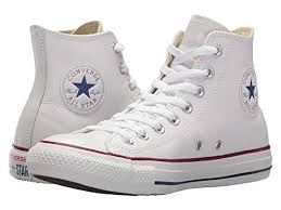 CONVERSE HI LEATHER ADULTS WHITE CHUCK TAYLOR