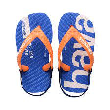 HAVAIANA BABY JANDAL LOGO MANIA ORN/BLUE
