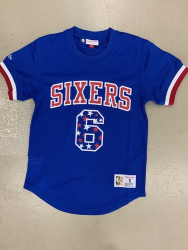 MITCHELL N NESS 76ERS ROYAL IVERSON